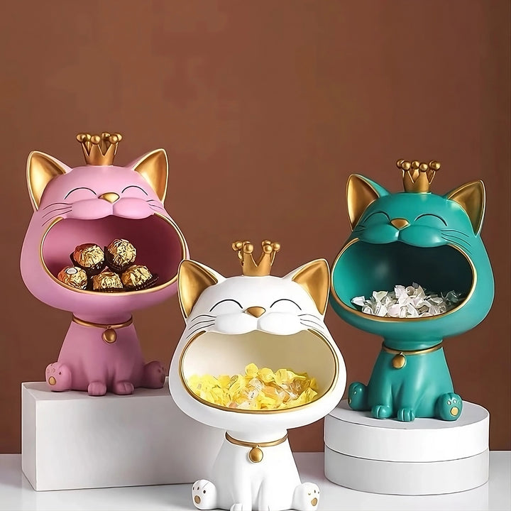 Kawaii Fortune Cat Storage Container