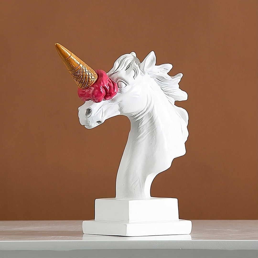 Ice Cream Horsehead Statue