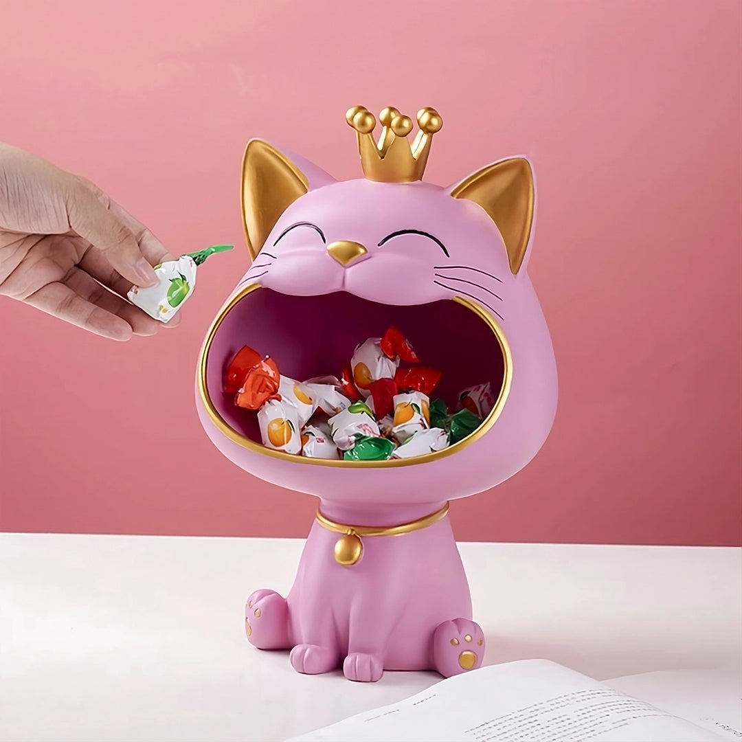 Kawaii Fortune Cat Storage Container