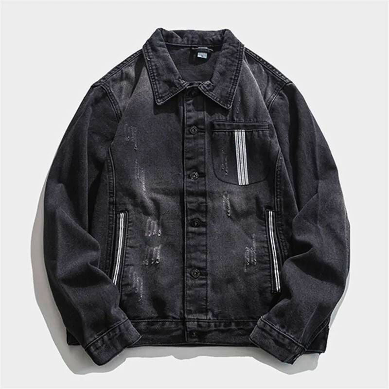 Vespera Distressed Denim Jacket