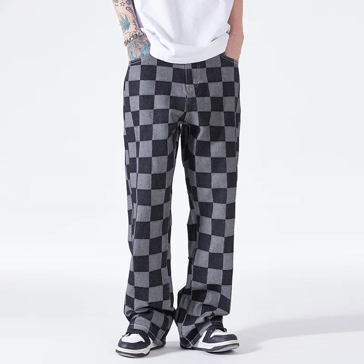 Mathéo Checkered Jeans