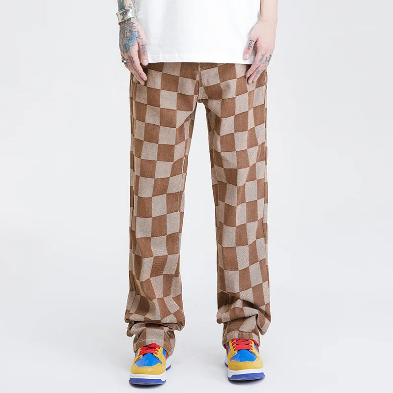 Mathéo Checkered Jeans