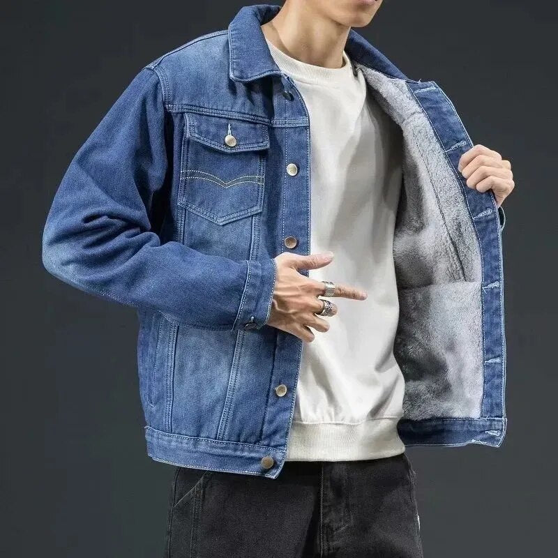 Vanité Fleece Lined Denim Jacket