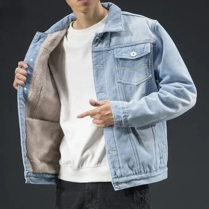 Vanité Fleece Lined Denim Jacket