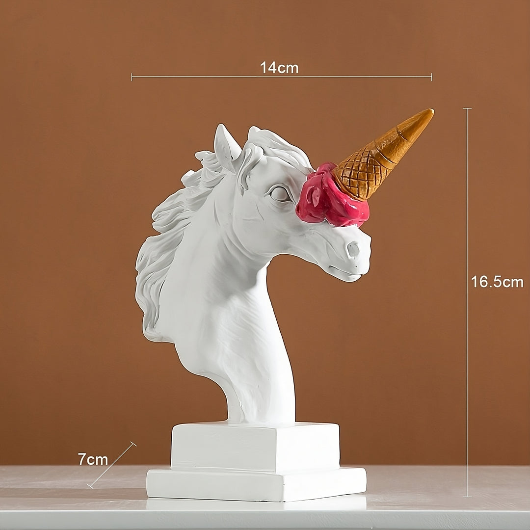 Ice Cream Horsehead Statue