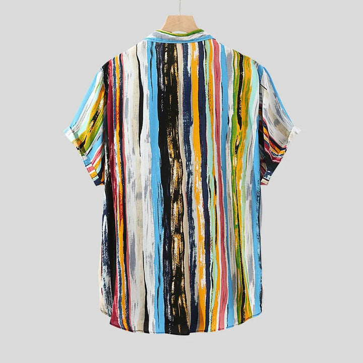 Sunburst Short Sleeve Cotton Shirt