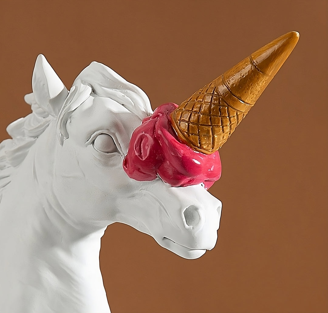 Ice Cream Horsehead Statue