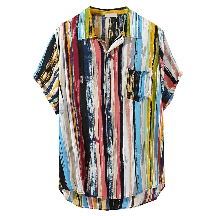 Sunburst Short Sleeve Cotton Shirt